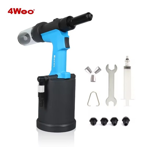 Top RL-4000HV Pneumatic Rivet Gun Fully Automatic Self-Priming Riveting Tool 4.8-6.4mm Energy Saving Air Riveter
