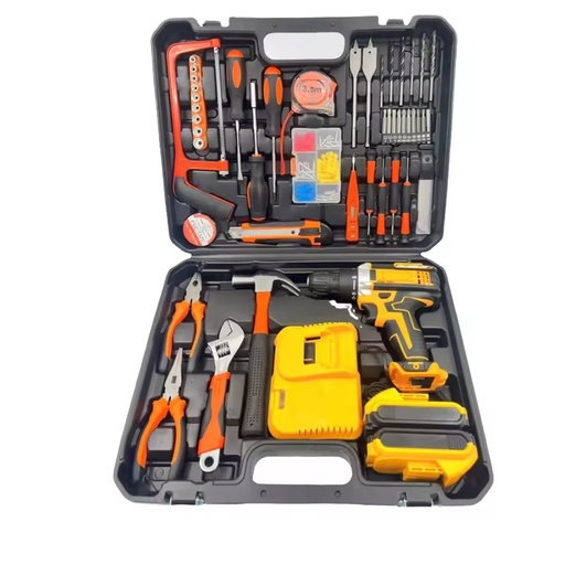 Multi-Functional Impact Drill Screwdriver Electric DIY Household Hardware Tool Set Industrial OEM Customization 3-Year Warranty