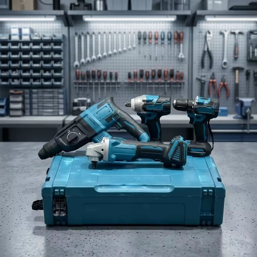 Hot Selling Lithium Battery Cordless Power Tool Set for Repair