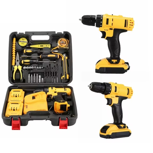 New Arrivals OEM Multifunctional Household Tool Kit Craftsman Mechanic Cordless Power Drill Combo Kit Woodworking Tool Set
