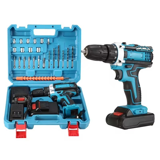 OEM Wireless 21V Impact Drill Driver DIY Variable Speed Cordless Electric Screwdriver Machine Keyless Lithium Battery