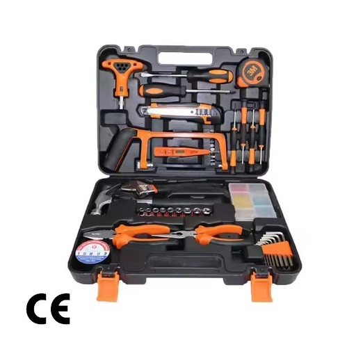Household 82pcs Combination Multi-function Hand Tool Set Complete Mechanic Tool Kit Professional 3-year Warranty Carbon