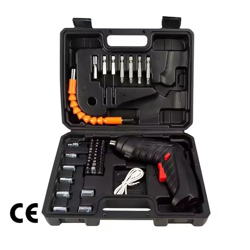 3.6V Cordless Brushless Motor Electric Screwdriver Mini Drill Driver Foldable Lithium Battery Bit Set 3.5Nm Max Torque