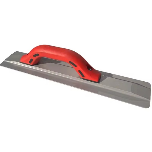 Industrial Al-Mg Alloy with Rubber Handle Concrete Finishing Trowel Tool Float Cement Plastering Trowel Squared Design
