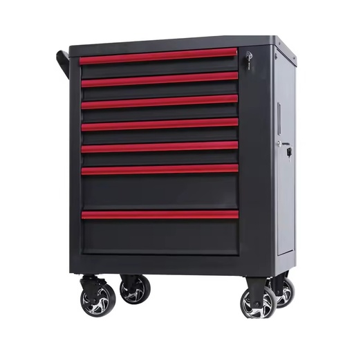 Best-Selling 7-Drawer Customizable Craftsman Logo Laser Lockable Auto Repair Tool Trolley OEM Supported for Car Garage Workshops