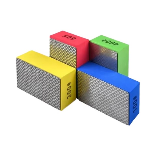 Stone Abrasive Tools Multi-purpose Diamond Electroplated Resin Hand Polishing Pad for Stone Metal Glass Tile Ceramic
