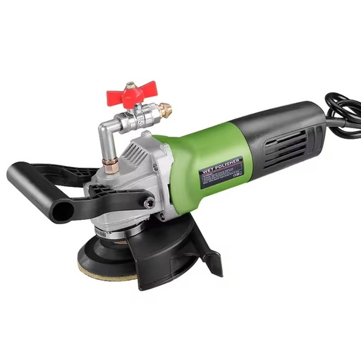 Electric 5/8"-11 Water-fed Polisher M14 Light Polishing Pad Angle Grinder for Cement Marble Floor Wall Polishing