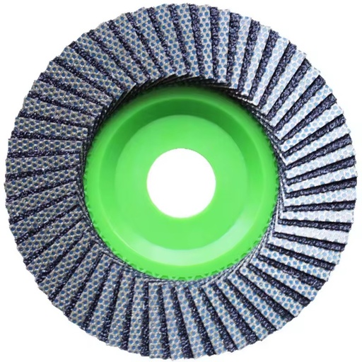 Factory Direct 115mm Diameter Electroplated diamond Grinding Wheel Bevel for Angle Grinder Louvered Ceramic Glass Suitable