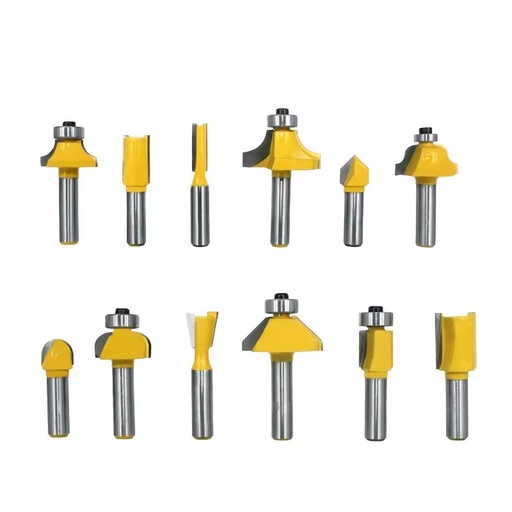Tungsten Carbide Router Bit Set 1/2" 8mm Shank CNC Woodworking Milling Cutter for Cutting Machine ODM Customized Support