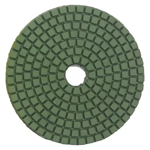New Pattern 4'' 100mm Wet Use Resin Bond Diamond Flexible Polishing Pads for Marble Granite Engineer Stone Quartz Porcelain