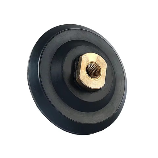 Abrasive Angel Grinder Tool Part M14 4 Inch (100mm) 5/8-11 Rubber Backer Pad OEM 25mm Thickness Hard for Polishing