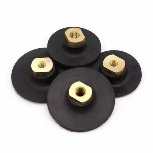 Backing Plate with M14 or 5/8"-11 Thread Rubber Back up Holder for Hook and Loop Abrasive Pads OEM OBM