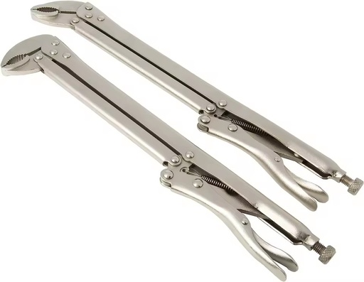 Manufacturers Direct Direct Source of High-quality 60764 15'' 90-Degree Beved Jaw Locking Pliers Long Jaw Locking Plier
