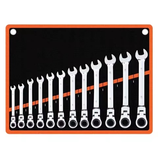 6-85MM Chrome Vanadium Wrench Box Open End Wrench Combination Wrench Spanner Set Handle Tools for Auto Body Repair Tools