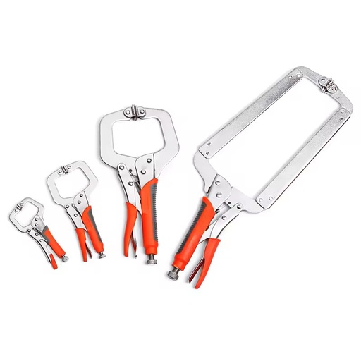OEM Metal Portable Table Tool Carpenter Vise Grip Locking Clip Plier C Type Woodwork Woodworking Welding Wood Clamp Face Clamp