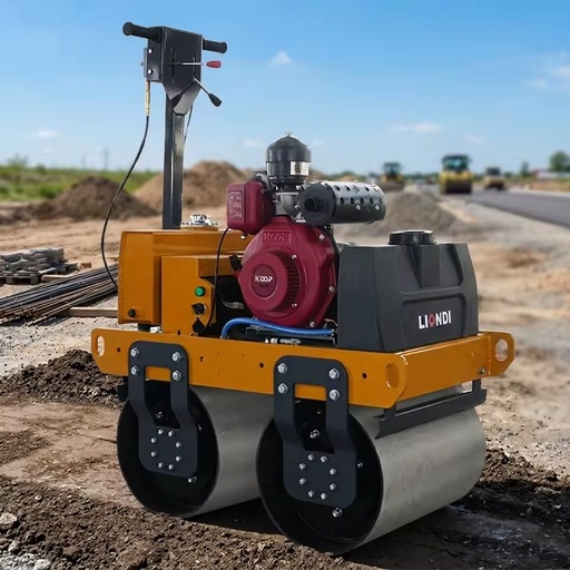 Factory Price Walk-behind Hydraulic Road Roller Double Drum Roller Compactor With Diesel Engine for Asphalt Soil