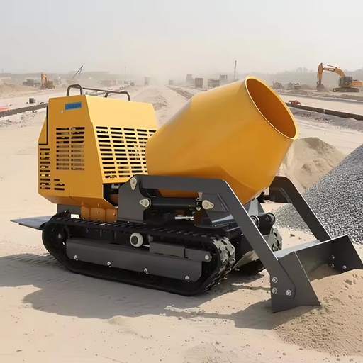 300L Automatic Self-Loading Cement Mixer Machine Factory Price Concrete Mixer Pump