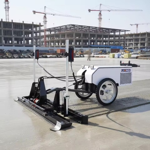 Free Shipping Vibration Concrete Laser Leveler Machinery Asphalt Laser Screed Machine for Construction Site