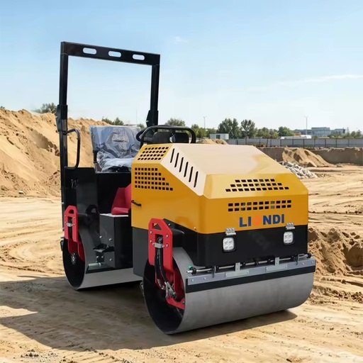 Riding 3 Ton 2Ton 1Ton Double Drum Road Roller DVR-3000 Hydraulic Driven Road Roller Compactor for Road Construction