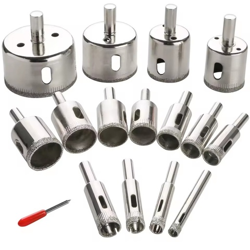 Hot Selling Electroplated Diamond Grit Drill Bit Hole Saw Core Drill Bit for Drilling Glass Tile Ceramic Granite