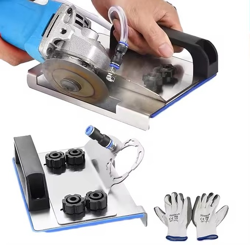 100 Angle Grinder Attachment 45 Degree Industrial Stainless Steel Tile Chamfering Tool for Power Tool Accessories