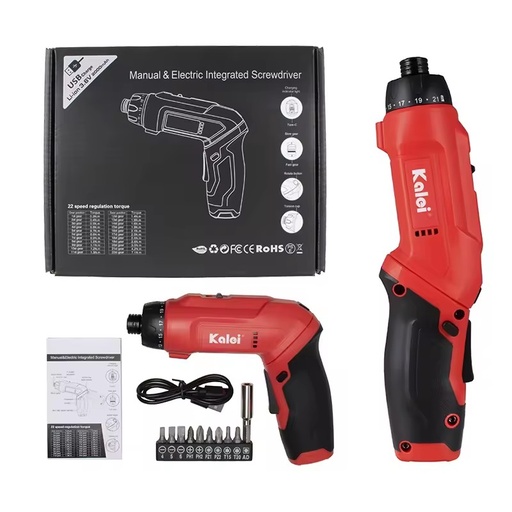 Multiple Sets OEM Cordless Electric Screwdrivers Hard Case Big Torque Power Drill Wrench 1 Year for Home DIY Professional Repair