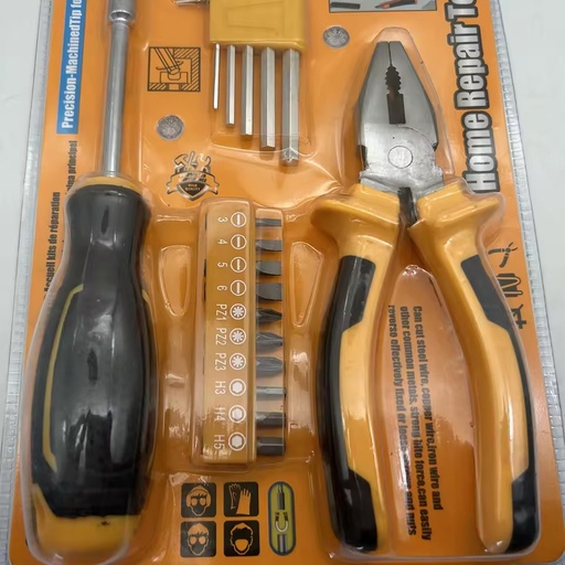 17pcs Hand Tool Set Household Multi-function Screwdriver Set