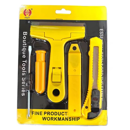 Household Portable Tool Set Cleaning And Maintenance Tools Scraper Screwdriver Utility Knife Set Manual Hardware Tools