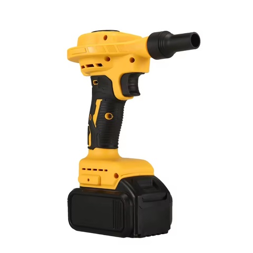 Cordless air Blower 18V Battery Brushless HighSpeed Motor Handheld Fan Air Duster Leaf Blower for Camping BBQ & Car Cleaning
