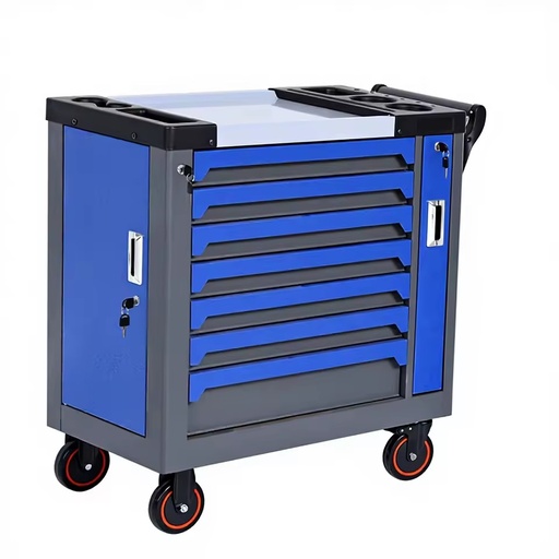Multi-function Heavy Duty Steel Auto Repair Car Hardware Maintenance Trolley Workshop Tool Cart Portable