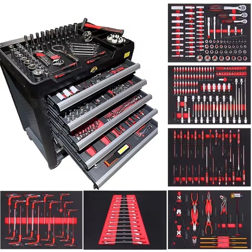 Professional 352PCS Mechanic Tool Set Complete Carbon Steel Auto Repair Tool Kit with Heavy Duty Storage Case
