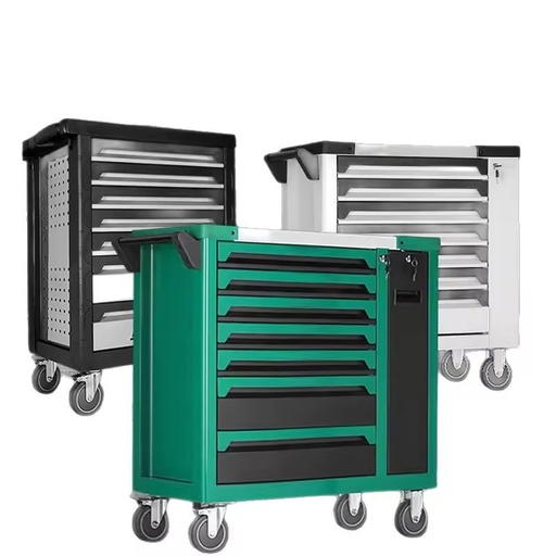 Multi-function Heavy Duty Steel Auto Repair Car Hardware Maintenance Trolley Workshop Tool Cart Portable