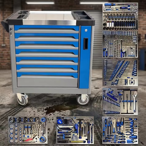 Heavy Duty 526Pcs High Hardness Carbon Steel Auto Repair Tool Kit Complete Hand Tools for Mechanic Garage Maintenance