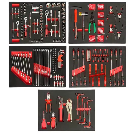 420PCS Carbon Steel Automotive Tool Set with EVA Foam Organizer Tray for Car & Home Mechanical Repair Maintenance Kit