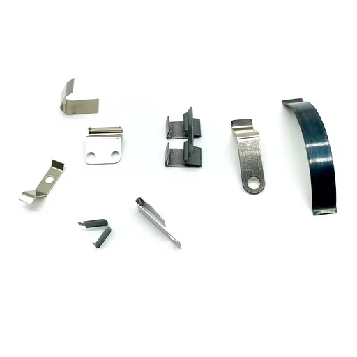 Customized Steel Sheet Clips, Stainless Steel Stamped V-shaped U-shaped Spring Plates