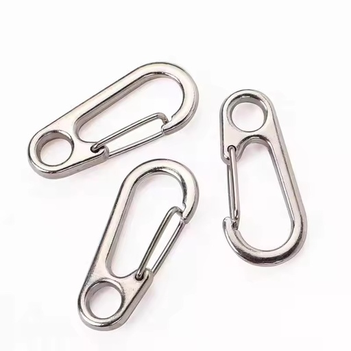 Mini Carabiner Small Size Quick Hanging Spring Buckle Zinc Alloy Puppy Buckle Edc Rope Connection Buckle Quick Hook