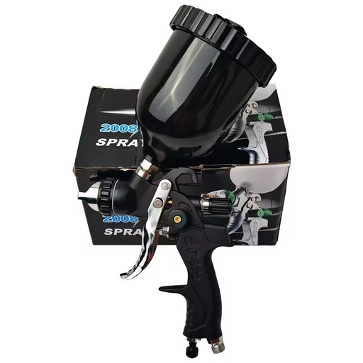 Black HVLP Power Spray Guns 1.4mm Nozzle Gravity Feed Air Paint Sprayer for Automotive Professional Paint Spray Gun