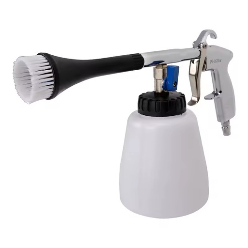 Pneumatic Cleaning Gun, High Pressure Turbo Car Cleaning Gun Car Interior Cleaning Device Engine Headliner Large Capacity Bottle