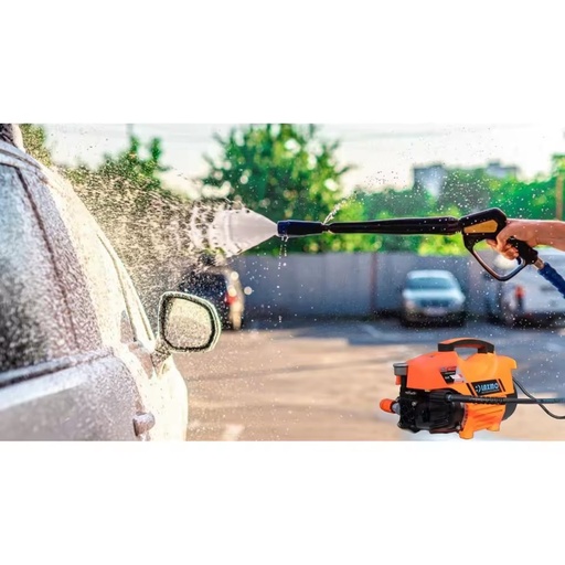 High-Power Electric Water Jet Cleaner 1800W Output Used in Car Wash Metal Construction New Condition Engine Pump Motor Core