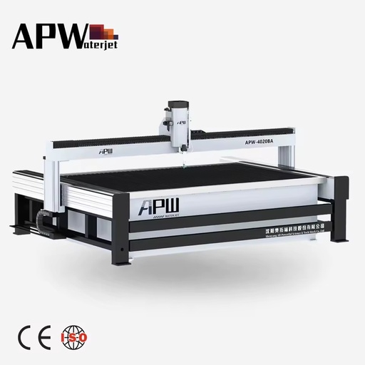 APW Automatic Control Waterjet Cutting Machine Pump and PLC Included for Marble Stone Cutting