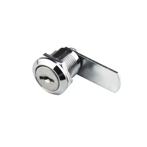 Small Size Easy Install Zinc Alloy Cam Lock with Bright Chrome Plating Smooth Key Turn for Industrial Cabinets&Electric Box