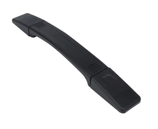 Durable Modern Black Painted Steel and Rubber Material Comfortable Grab Retractable and Rebound Door Handles
