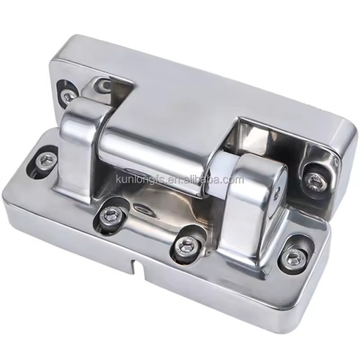 Industrial Stainless Steel Hinges Bright Polishing Modern Design Adjustable Lifting Heavy Duty Durable Doors Gates Kunlong