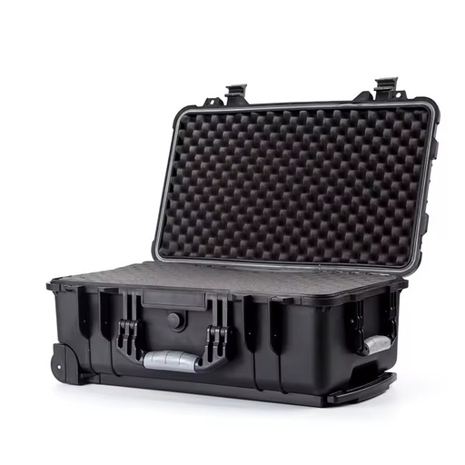 High Quality Black Waterproof Plastic PP Carry Flight Toolbox Storage Protective Case Hard Case with Wheels