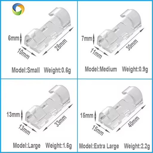 Transparent for 3M Adhesive Cable Clips Self-Adhesive Wire Organizer Clamps Home Office Electronics Damage Free Cable Moulds