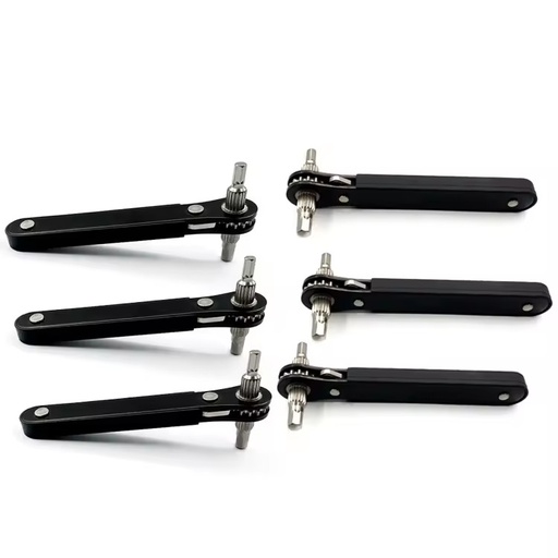 8-Piece 1/4-Inch Drive Mini Torx Ratchet Screwdriver Bit Set 90 Degree DIY Grade Wrench Metric Measurement OEM Customizable