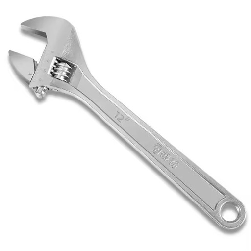 12" Chrome Vanadium Steel Adjustable Wrench | Heavy - Duty, High - Precision for Industrial & DIY Projects
