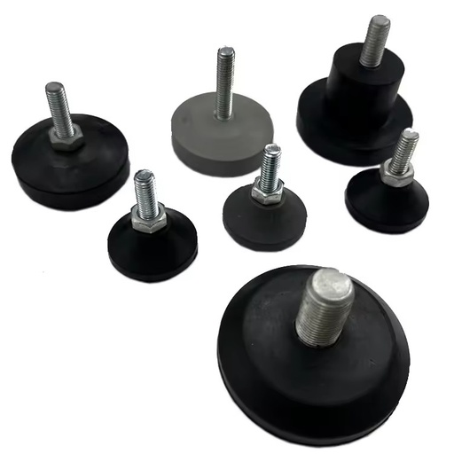 Customized Various Types Household Rubber Stopper Silicone Rubber Furniture Leg Leveler Adjustable Foot Leveling SR-A020