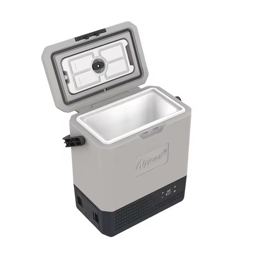 Mini Plastic Compressor Car Freezer Refrigerator Solar Battery Rechargeable Portable 12V Cooler Box