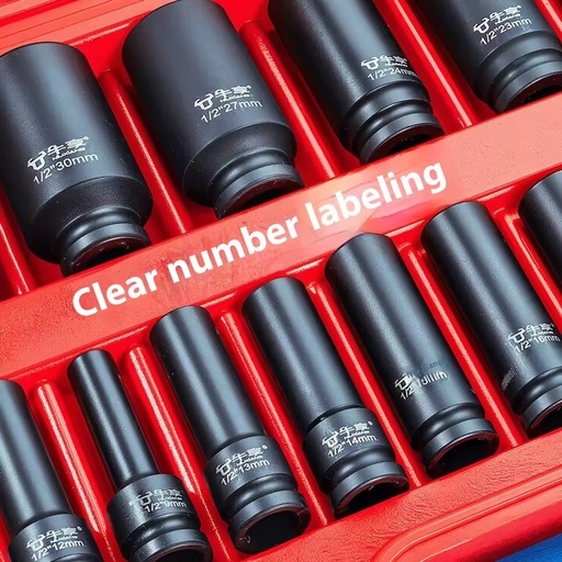 Niuxiang 1/2 Dafei Customized Chrome Hand Electric Drill Sleeve Combination Suit Full Set for Auto Repair OEM Hexagon Socket